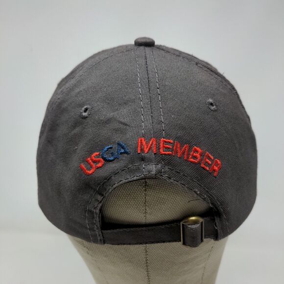 USGA Men's Slideback Hat Gray Adjustable Embroidered 121st US Open Torrey Pines - Picture 8 of 12